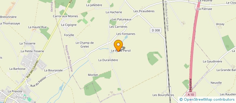 localisation de l'entreprise DU TEMPLE  NOYANT-DE-TOURAINE