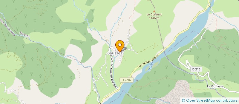 localisation de l'entreprise DU TEMPS LIBRE  CASTELLET-LES-SAUSSES