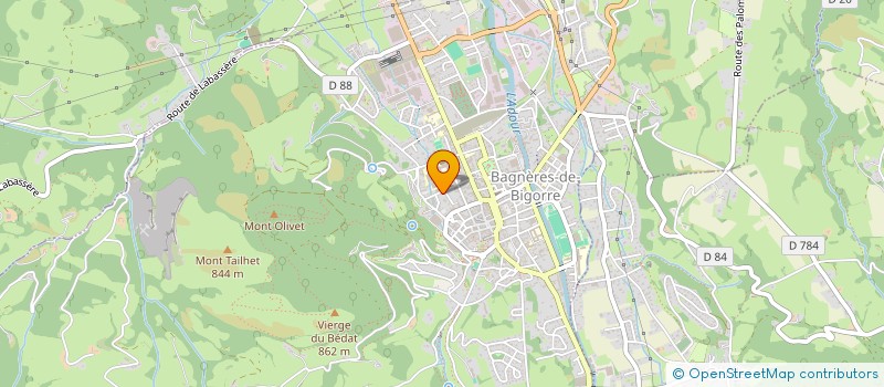 localisation de l'entreprise DU TEMPS POUR L'ESPACE  BAGNERES-DE-BIGORRE