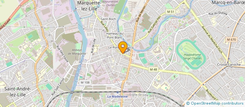 localisation de l'entreprise DU TEMPS POUR SOI à MARCQ-EN-BARŒUL
