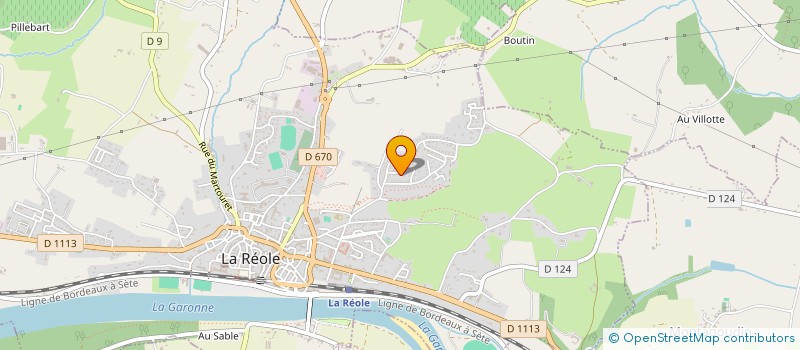 localisation de l'entreprise DU TEMPS POUR SOI  LA REOLE