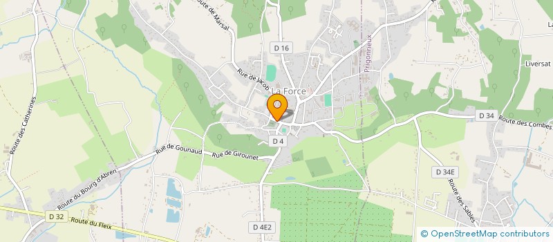 localisation de l'entreprise DU TEMPS POUR TOUS à LA FORCE