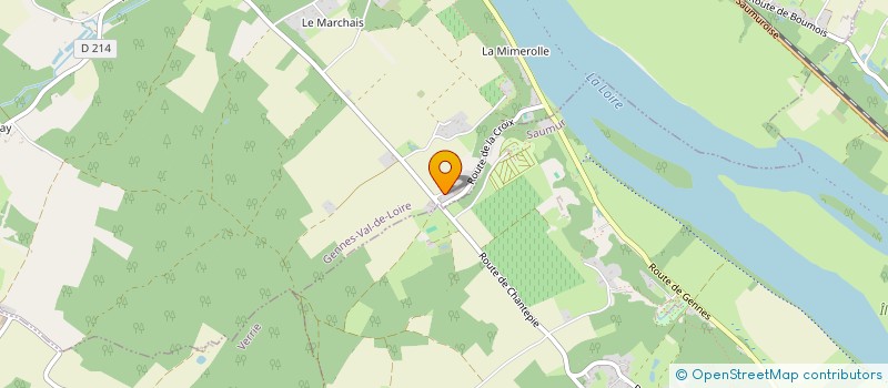 localisation de l'entreprise DU TEMPS PRESENT à GENNES-VAL-DE-LOIRE