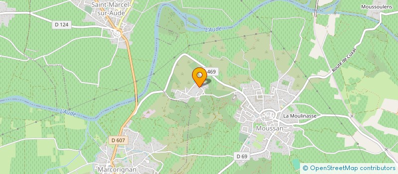 localisation de l'entreprise DU TENNIS DES HORTES DU ROUCAN  MOUSSAN