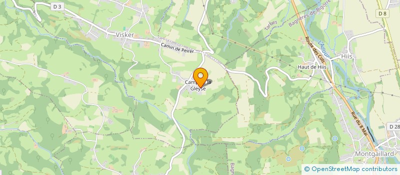 localisation de l'entreprise DU TERRAT  VISKER