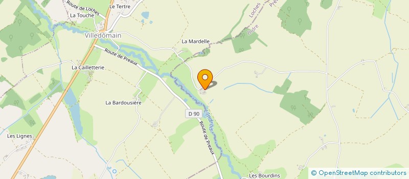localisation de l'entreprise DU TERTRE à PREAUX