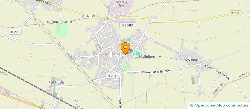 localisation de l'entreprise DU TERTRE  LA JARRIE