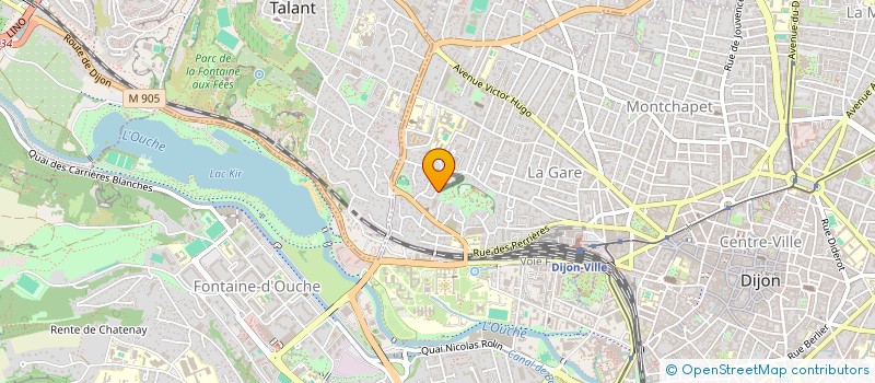 localisation de l'entreprise DU TERTRE à DIJON
