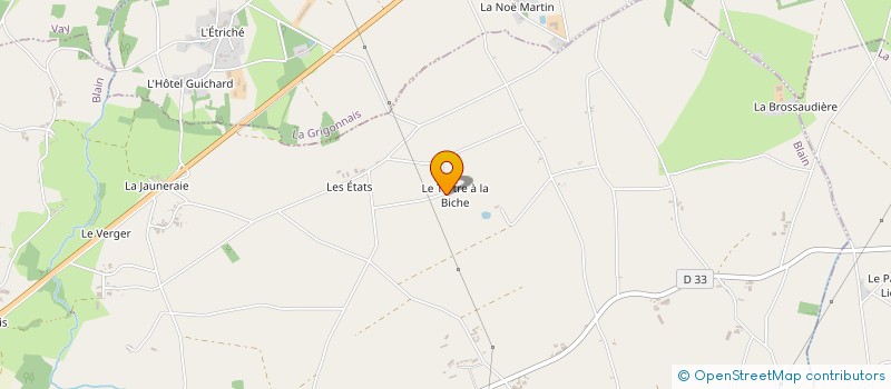 localisation de l'entreprise DU TERTRE A LA BICHE à BLAIN