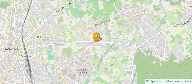 localisation de l'entreprise DU THEATRE  CAVAILLON