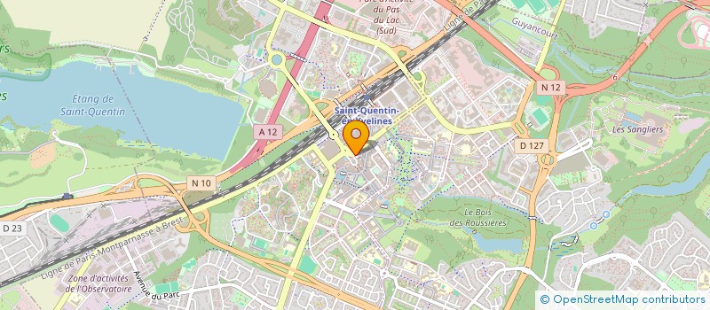 localisation de l'entreprise DU THEATRE  MONTIGNY-LE-BRETONNEUX