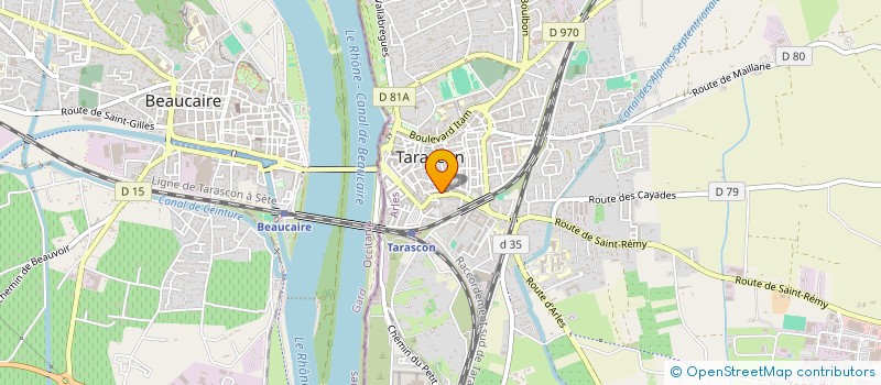 localisation de l'entreprise DU THEATRE  TARASCON