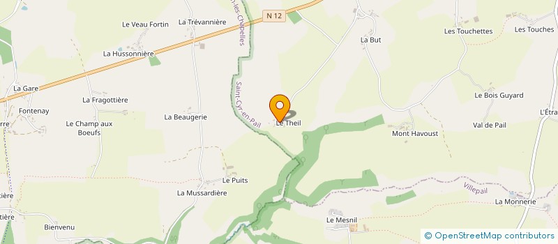 localisation de l'entreprise DU THEIL  SAINT-CYR-EN-PAIL