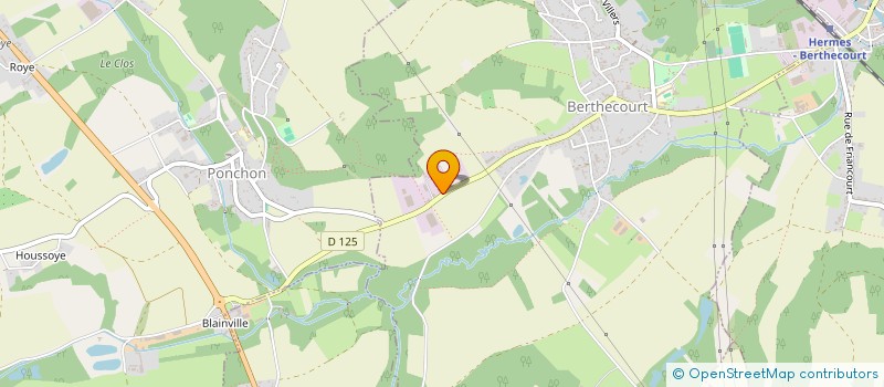 localisation de l'entreprise DU THELLE  BERTHECOURT