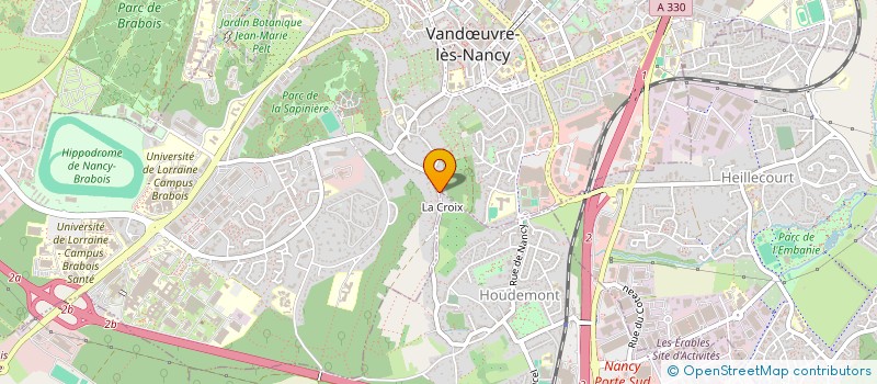 localisation de l'entreprise DU TILLEUL  VANDUVRE-LES-NANCY