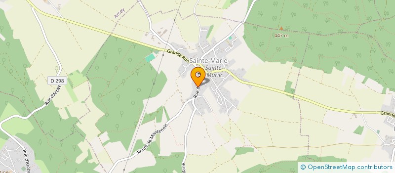 localisation de l'entreprise DU TILLEUL à SAINTE-MARIE