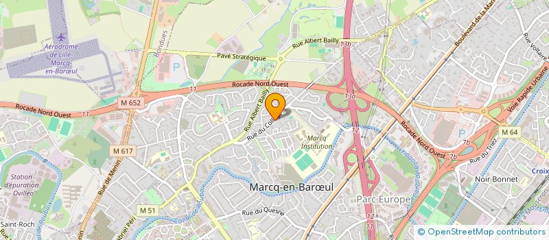 localisation de l'entreprise DU TILLEUL à MARCQ-EN-BARŒUL