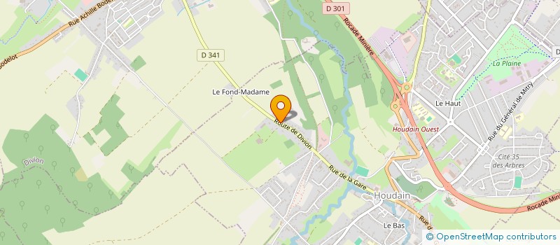 localisation de l'entreprise DU TIOCHET  HOUDAIN