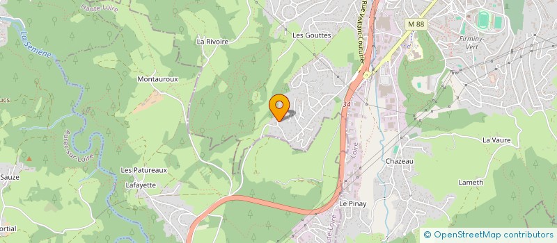 localisation de l'entreprise DU TOIT AU JARDIN à SAINT-JUST-MALMONT