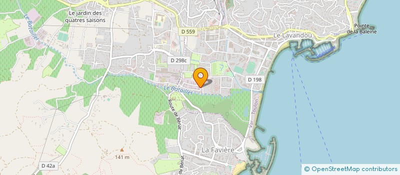 localisation de l'entreprise DU TOIT ET ASSOCIES à LE LAVANDOU