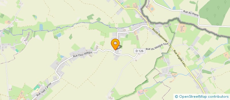 localisation de l'entreprise DU TONNELIER  AIX-EN-PEVELE