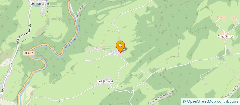 localisation de l'entreprise DU TOTEM  VILLE-DU-PONT