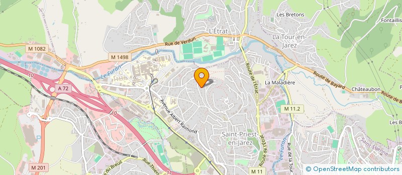 localisation de l'entreprise DU TOUCAN  SAINT-PRIEST-EN-JAREZ