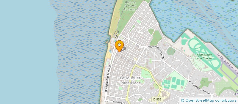 localisation de l'entreprise DU TOUQUET à LE TOUQUET-PARIS-PLAGE