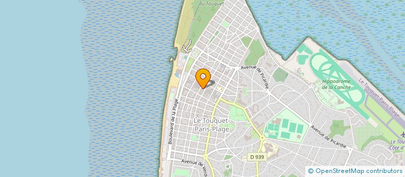 localisation de l'entreprise DU TOUQUET-PARIS-PLAGE BIS à LE TOUQUET-PARIS-PLAGE