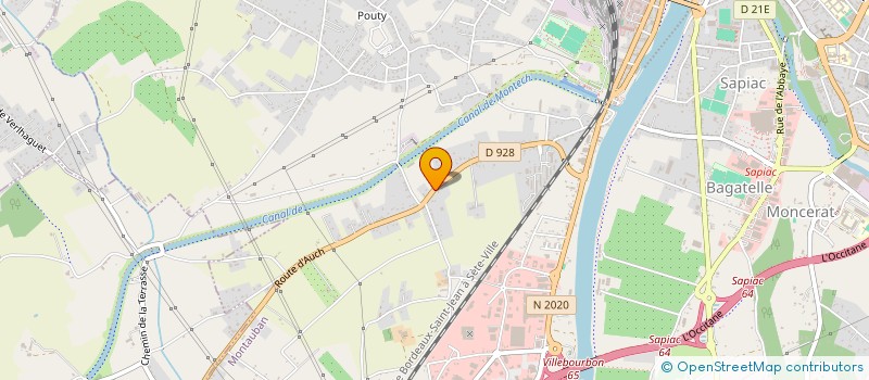 localisation de l'entreprise DU TOURIL  MONTAUBAN