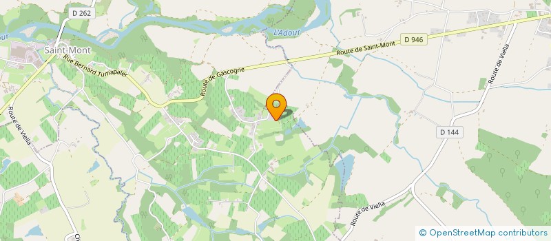 localisation de l'entreprise DU TOURRIE  SAINT-MONT