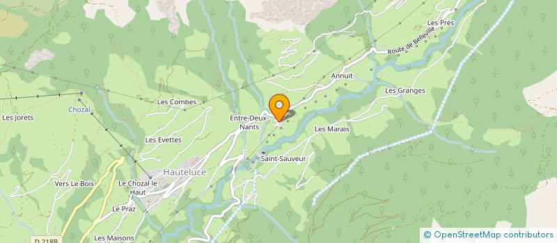 localisation de l'entreprise DU TOVET à HAUTELUCE