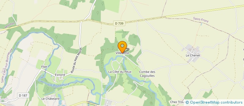 localisation de l'entreprise DU TREFLE à PUYREAUX