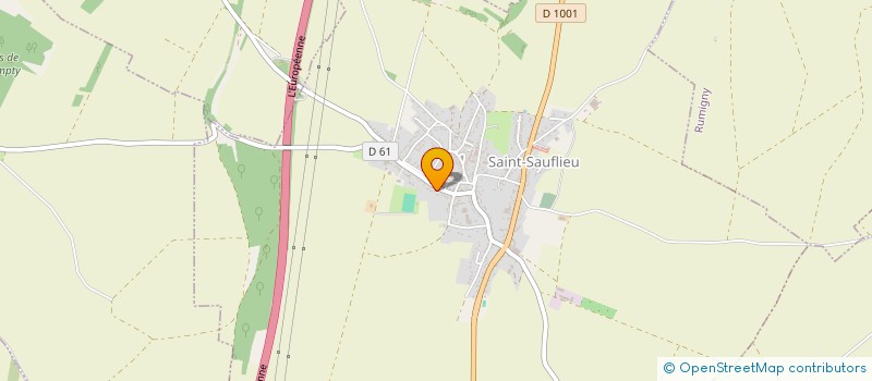 localisation de l'entreprise DU TREFLE  SAINT-SAUFLIEU