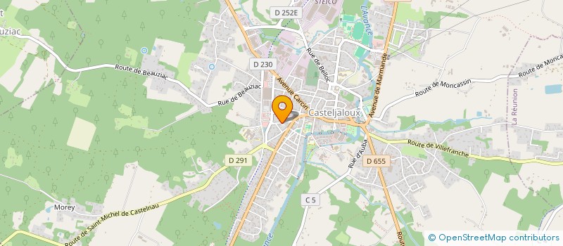 localisation de l'entreprise DU TREN  BEAUZIAC