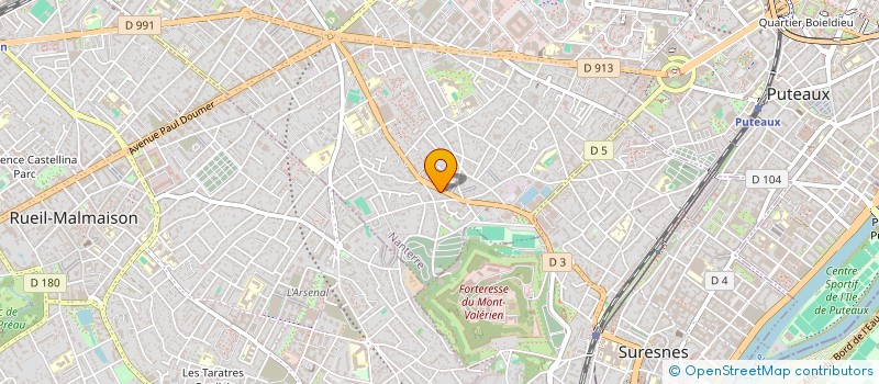 localisation de l'entreprise DU TRIAL  NANTERRE