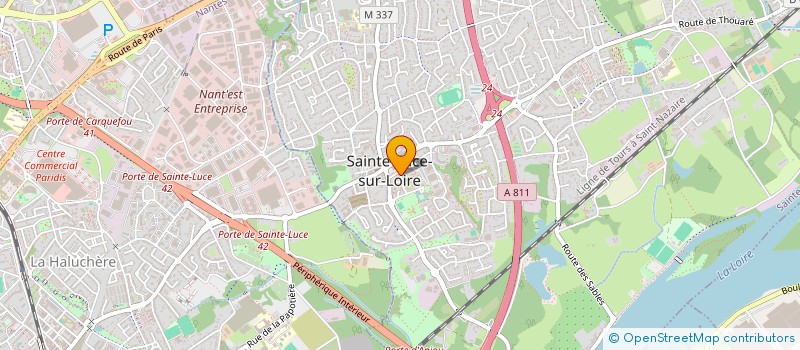 localisation de l'entreprise DU TRIANGLE  SAINTE-LUCE-SUR-LOIRE