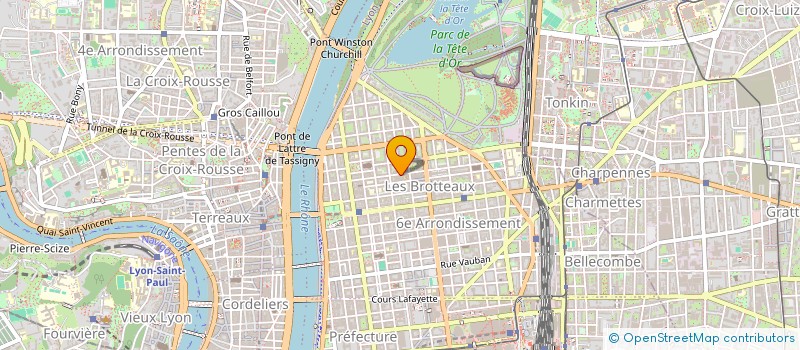 localisation de l'entreprise DU TRIANGLE 69  LYON