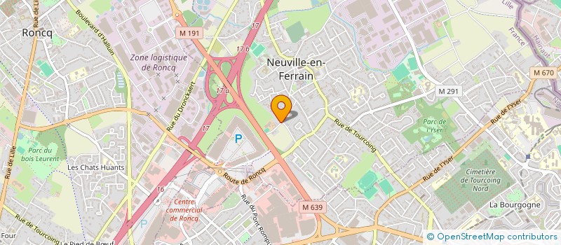 localisation de l'entreprise DU TRICHON à NEUVILLE-EN-FERRAIN