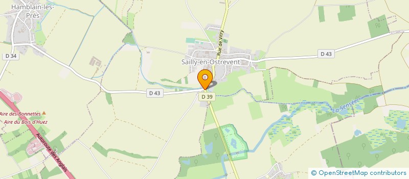 localisation de l'entreprise DU TRINQUISE  SAILLY-EN-OSTREVENT