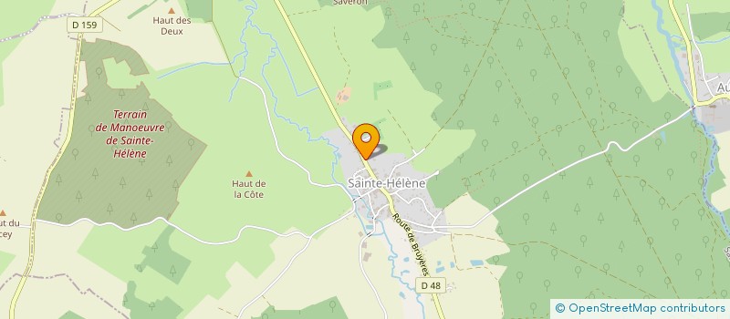 localisation de l'entreprise DU TRIO  SAINTE-HELENE