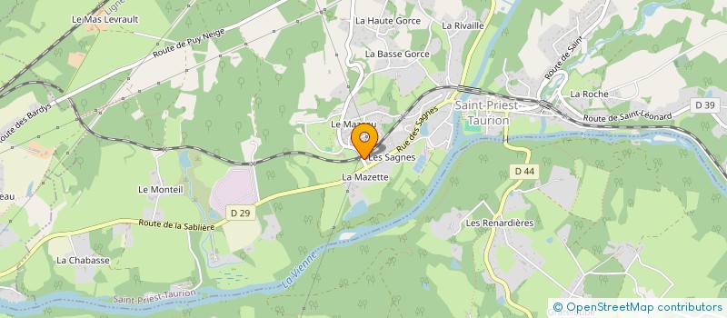 localisation de l'entreprise DU TROMBONE à LIMOGES