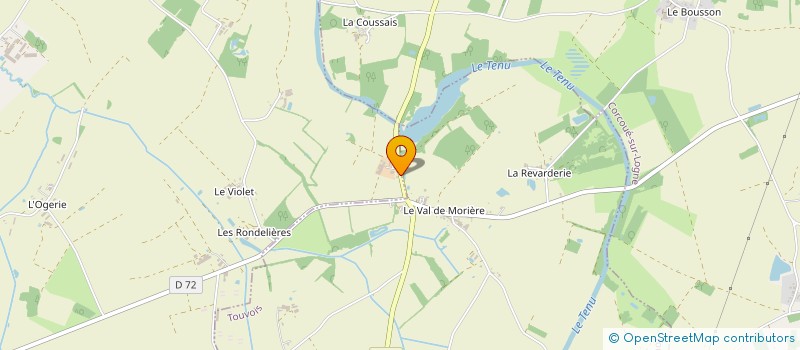 localisation de l'entreprise DU VAL  SAINT-ETIENNE-DE-MER-MORTE