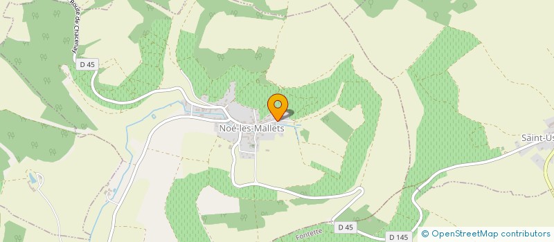 localisation de l'entreprise DU VAL DES VIGNES à NOE-LES-MALLETS