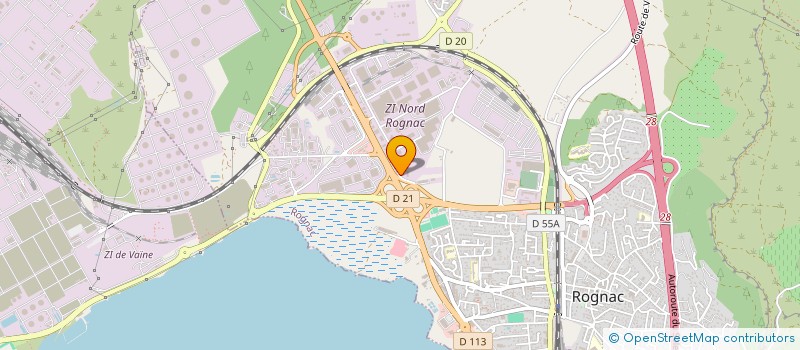 localisation de l'entreprise DU VALLON  ROGNAC