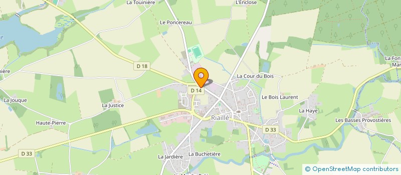 localisation de l'entreprise DU VALLON  RIAILLE