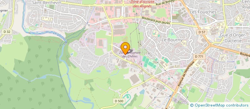 localisation de l'entreprise DU VALLON  SAINT-BERTHEVIN