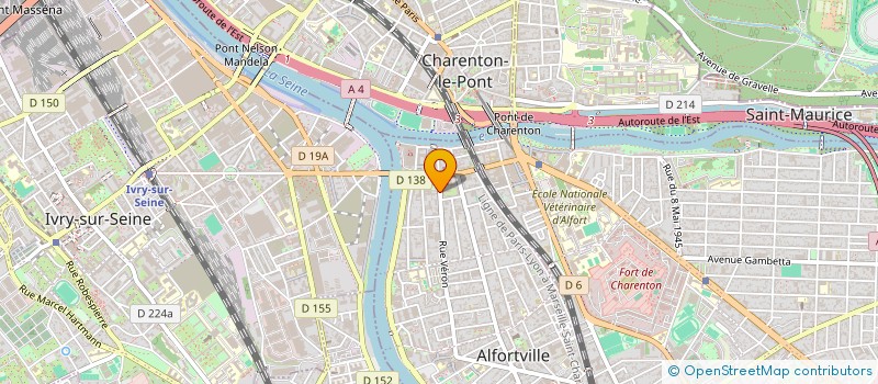 localisation de l'entreprise DU VAN HIEP ET SQUITERI FRANCO  ALFORTVILLE