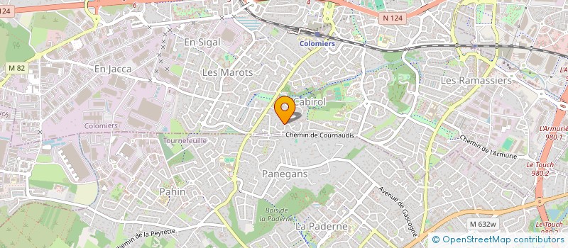 localisation de l'entreprise DU VAR à COLOMIERS