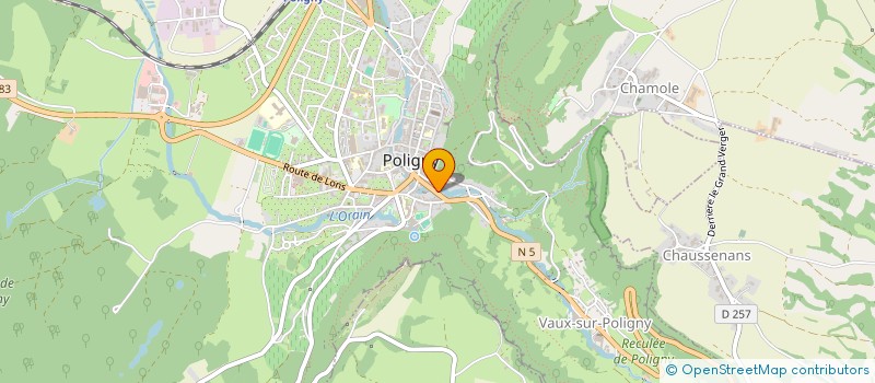 localisation de l'entreprise DU VELOURS  POLIGNY